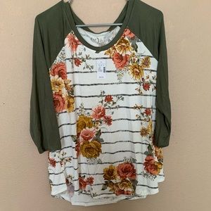 Maurices 3/4 sleeve top